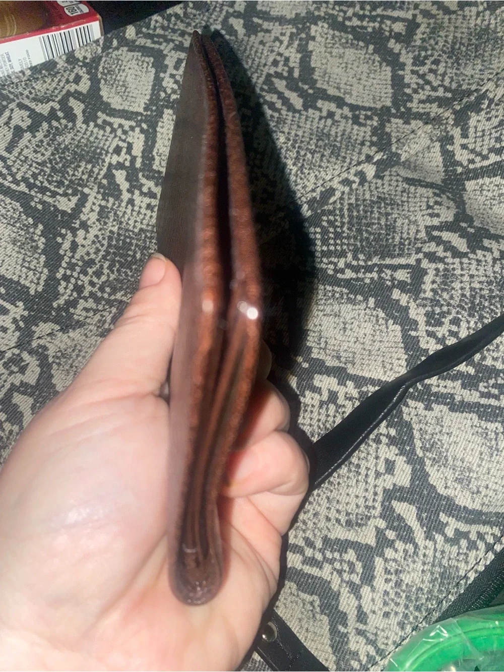 Givenchy Brown Leather Long Wallet